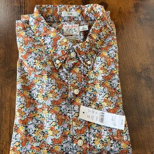 J. Crew - Slim Secret Wash cotton poplin shirt - L